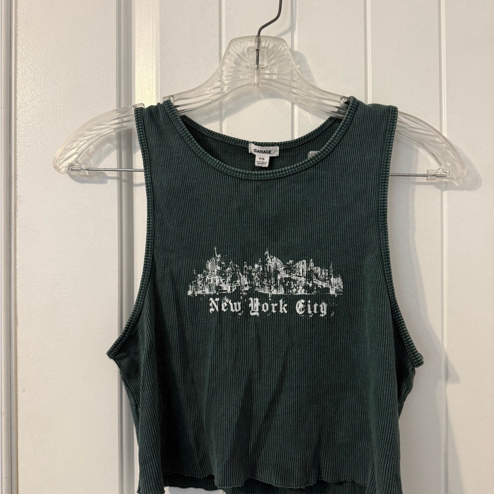 Garage Green New York City Women's Tank Top